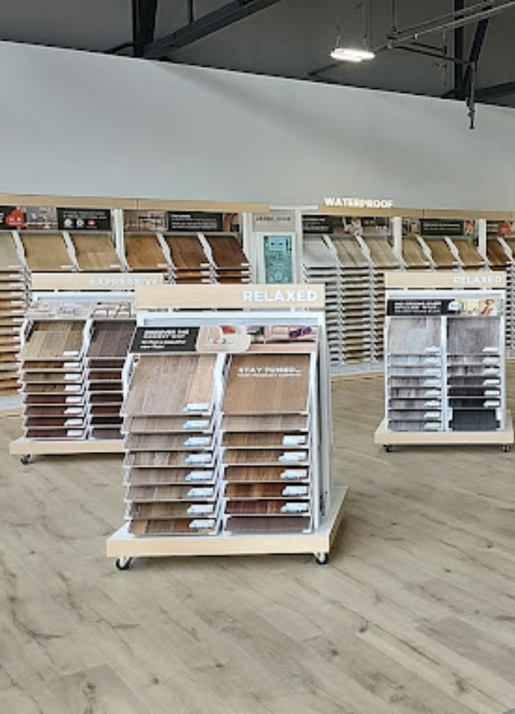 Retail 2.0 Hard surface Showroom in Greer Flooring Center, Easley Location