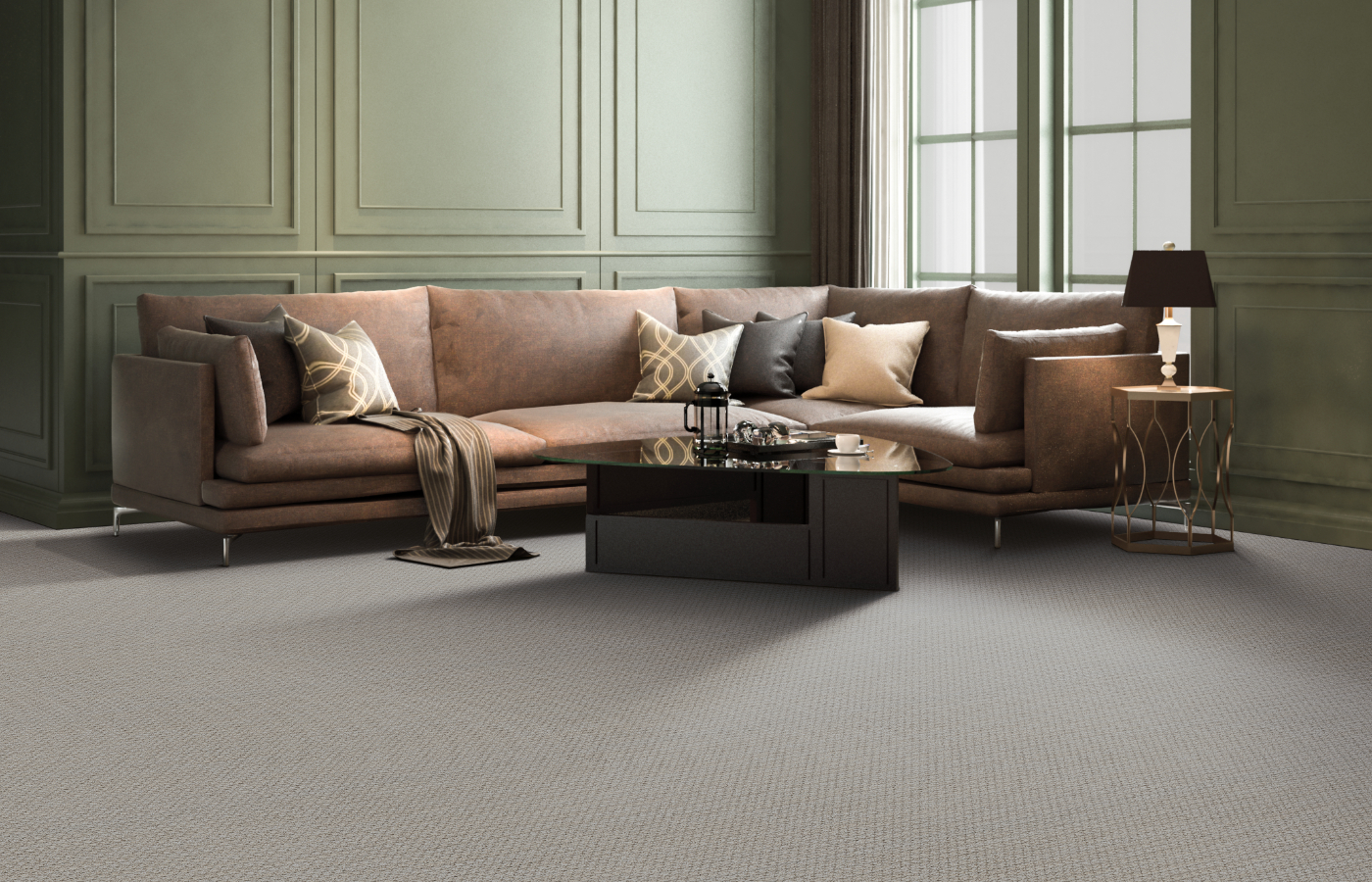 carpet flooring in commercial space